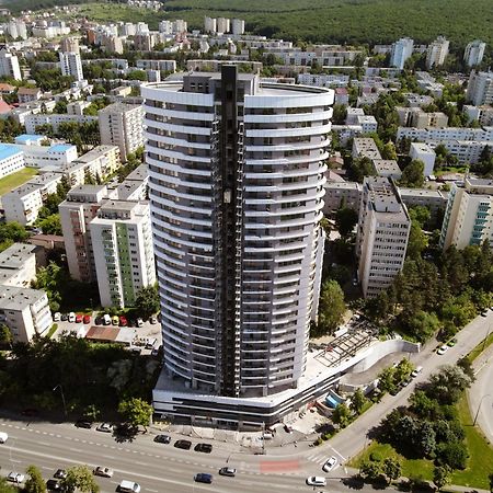 Boudoir 139 Apartments City Tower -18Th Floor Cluj-Napoca Exteriör bild
